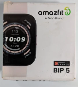 Amazfit Bip 5 Smartwatch Health and Fitness Tracker for Men&Women - Pastel Pink