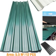 24x Corrugated Roof Sheets Profile Galvanized Metal Roofing Panels Carport Shed