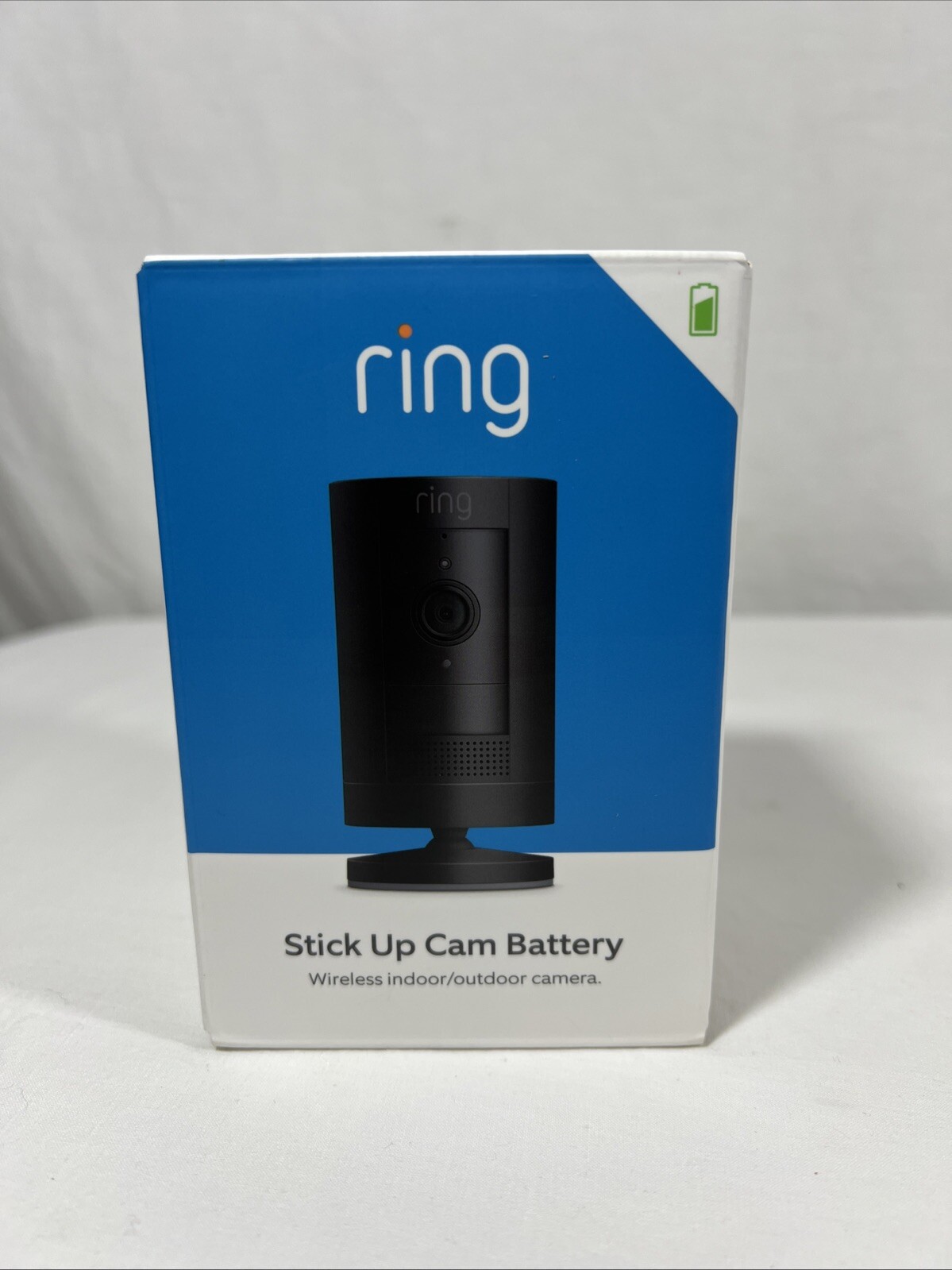 (NEW) Ring Stick Up Cam Battery Indoor/Outdoor HD Security Camera - Black SEALED