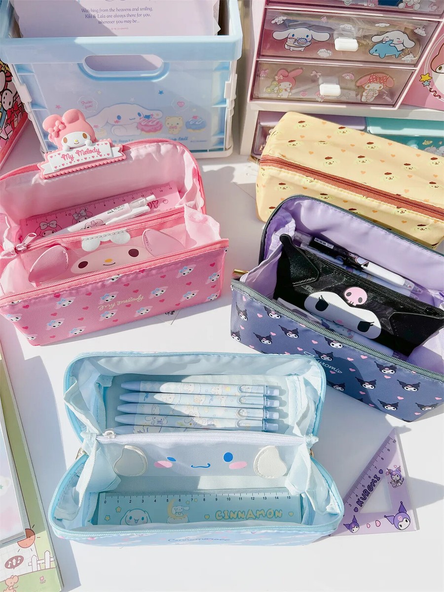 kuromi Pencil Case Cinnamoroll Melody Pencil Bag Pen Case Cosmetic