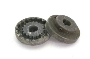 Lot Of 2 TB Woods 4J 5/8" Bore Sure-Flex Sleeve Flange Coupling 4-5/8" Used 