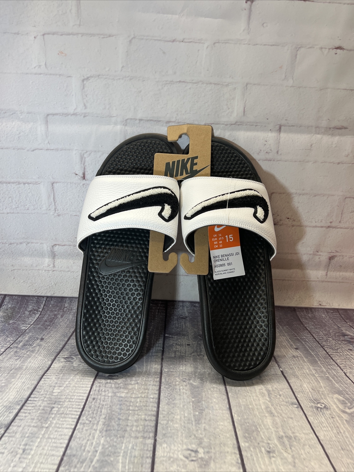 nike chenille slides