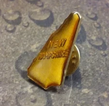 State of New Hampshire vintage pin badge