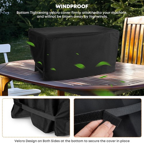 28" BBQ Grill Cover For Cuisinart CGG-200 & CGG-240 All-Foods Roll Away Grills - Picture 5 of 7