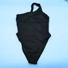 Victorias Secret Black Small One Shoulder Padded Bikini One Piece Swimsuit New