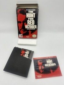 The Hunt for Red October CIB Completo Probado (Nintendo NES, 1991) VHS Incluido