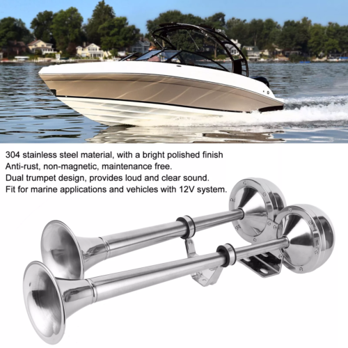 Stainless Steel Boat Horn Amarine-made 12V Marine Boat Horn - Foto 12