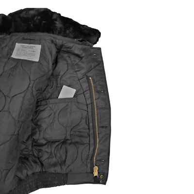 Giacca Da Volo Cockpit USA Us Navy In Pelle Di Agnello G-1 Prodotta Negli Stati Uniti - Foto 10