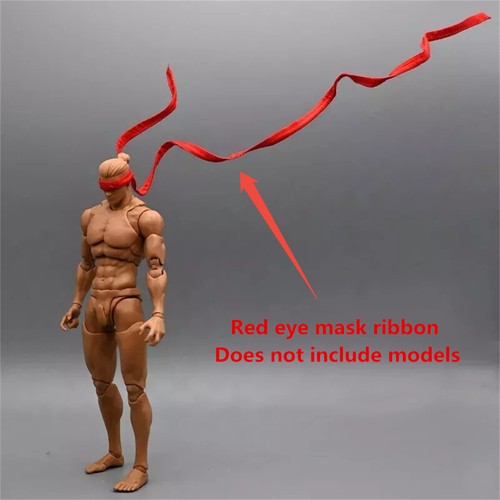 1/12 Scale Warrior Eye Mask Ribbon Strap Scarf Accessories For 6" Action Figure - Picture 10 of 10