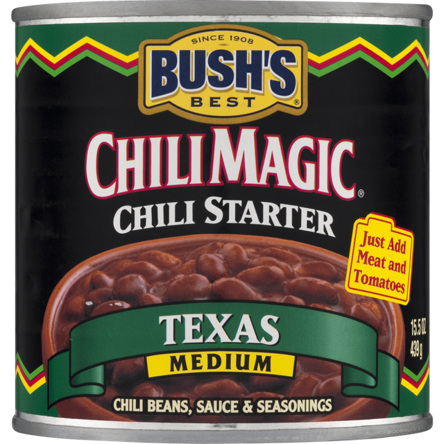 BUSH'S BEST CHILI MAGIC Chili Starter "Texas Medium" Pack of 6 for sale online eBay