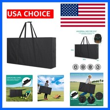 Cornhole Carrying Case Fits 4' x 2' Regulation Size Board, Heavy-Duty 600D Co...