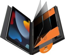 2 Pack Privacy Screen Protector for iPad 9th 8th 7th Gen, Anti-Spy Tempered Glas