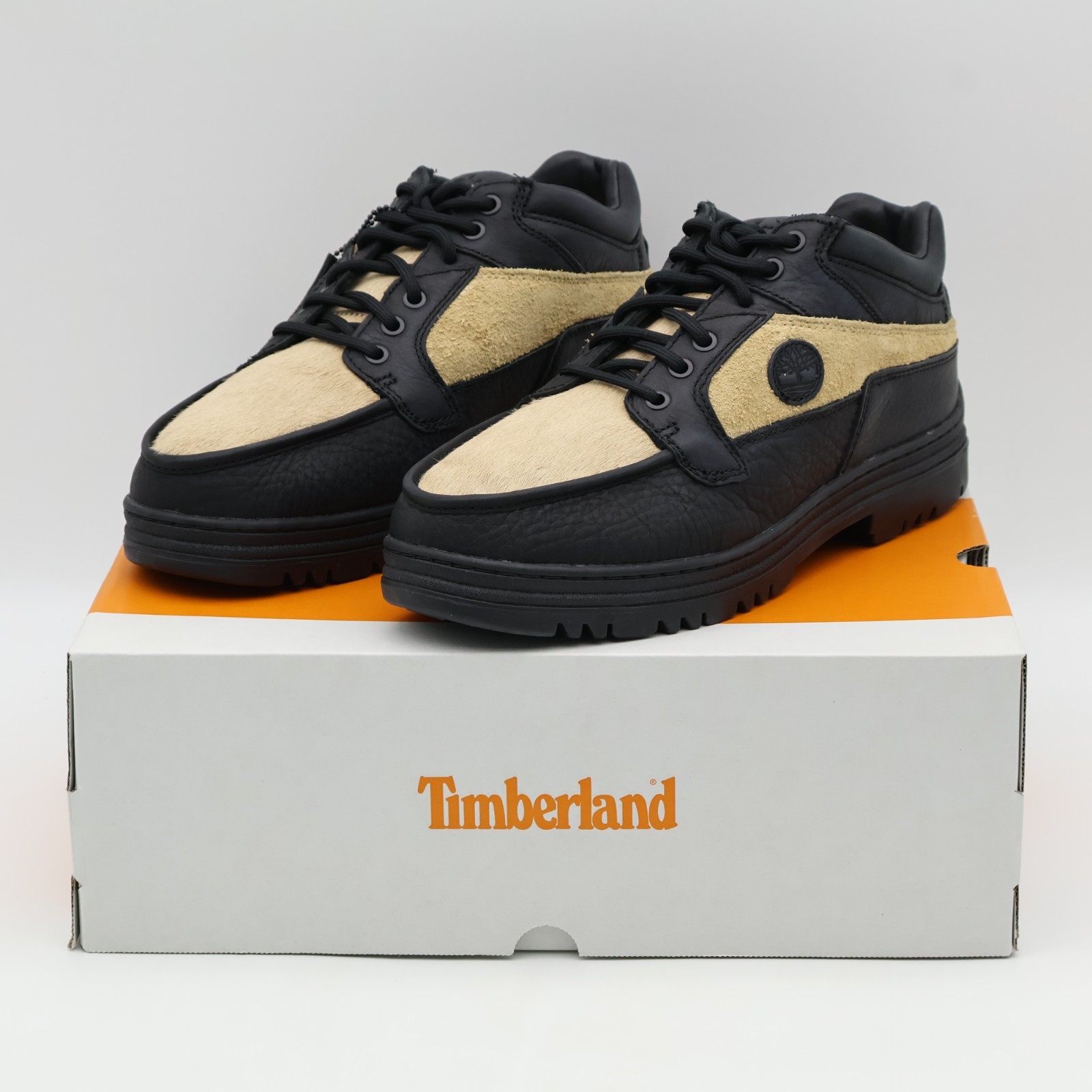 TB0A44AGW02 the Apartment Timberland Heritage Moc Toe Mid Beige Black (Men's)