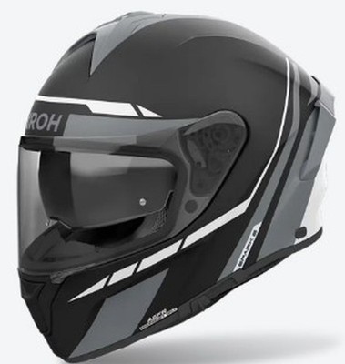 Airoh Spark 2 Full Face Helmet With Integrated Sun Visor Spinner Grey Matte