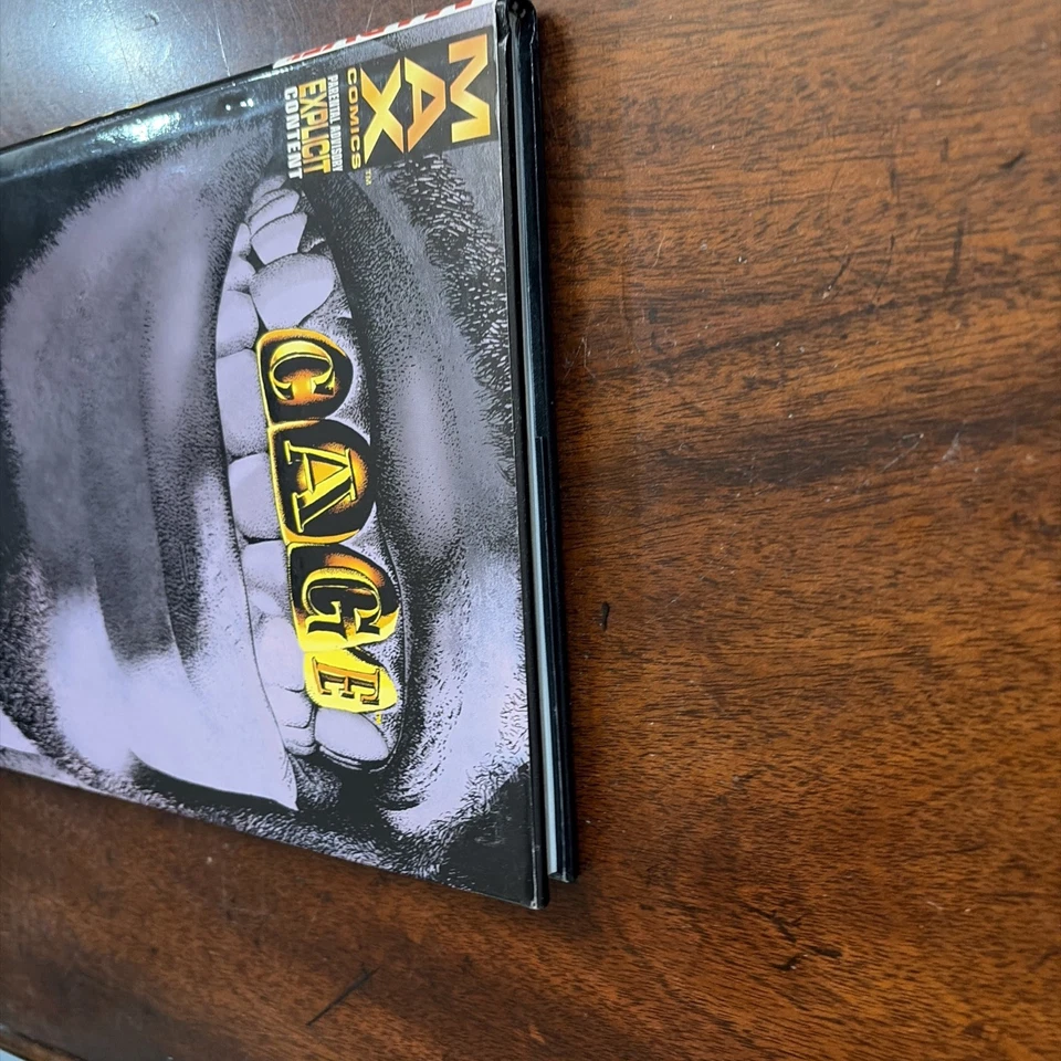 Cage HC Marvel 2002 Azzarello Corben Villarrubia Hardcover Graphic Novel - Image 3 of 4