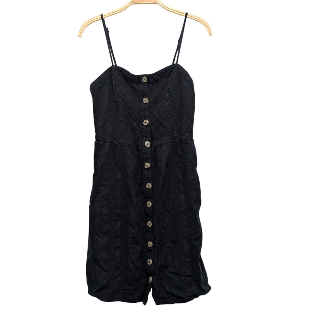Universal Thread Short Black Button Down Spaghett… - image 2