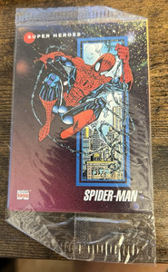 1992 Impel Marvel Universe 3-Card Promo/Prototype SEALED PACK Spider-man
