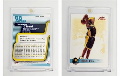 RARE SSP /10 DECADE EDITION PARALLEL 2003-04 Fleer Focus JERMAINE O'NEAL PACERS