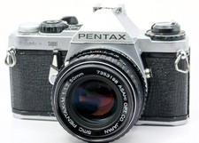 Pentax ME Super 35mm Film SLR Camera Kit w/ SMC 50mm f/1.7 Lens - Tested Working