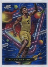 2023-24 Topps Cosmic Chrome Blue Moon Refractor 67/99 Collin Sexton #133 0c3