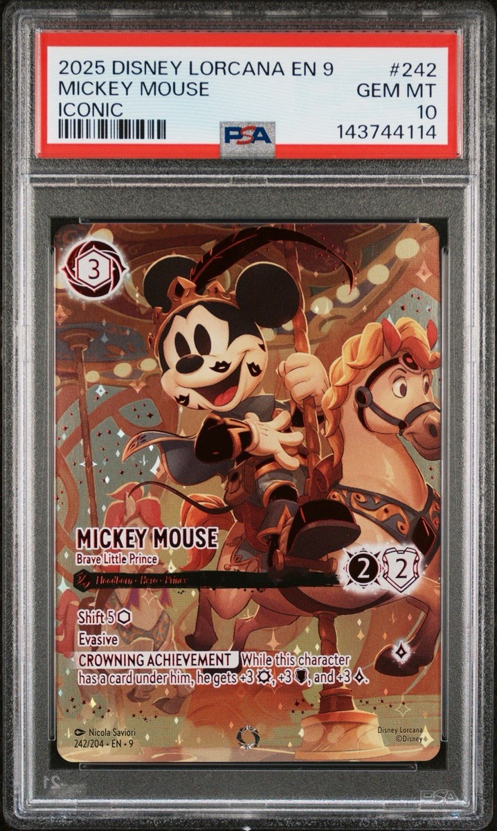Mickey Mouse - Brave Little Prince (Iconic) 242/204 Fabled Holo