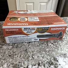 Magnavox TB100MG9 DTV Digital to Analog Converter Box TV Tuner Receiver Remote