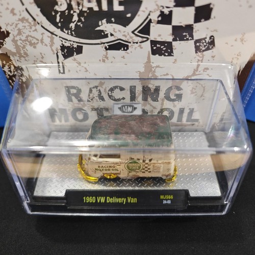 M2 Machines chase MIJO 1960 Volkswagen Delivery Van QUAKER STATE Weathered 1/400 - Picture 4 of 11