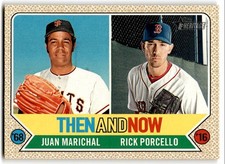 2017 Topps Heritage Then and Now Juan Marichal/Rick Porcello San Francisco