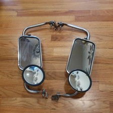 Vintage Ford Fomoco Script West Coast Side View Mirrors Truck Van Set Pair Usa Vintage Ford Fomoco Script West Coast Side View Mirrors Truck Van Set Pair Usa