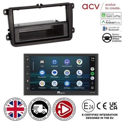 Seat/Skoda/Volkswagen Stereo Upgrade Fitting Kit Carplau/AndroidAuto 611320-10-3