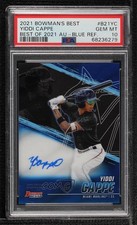 2021 Bowman's Best of Blue Refractor 96/150 Yiddi Cappe PSA 10 GEM MT Auto 0i5v