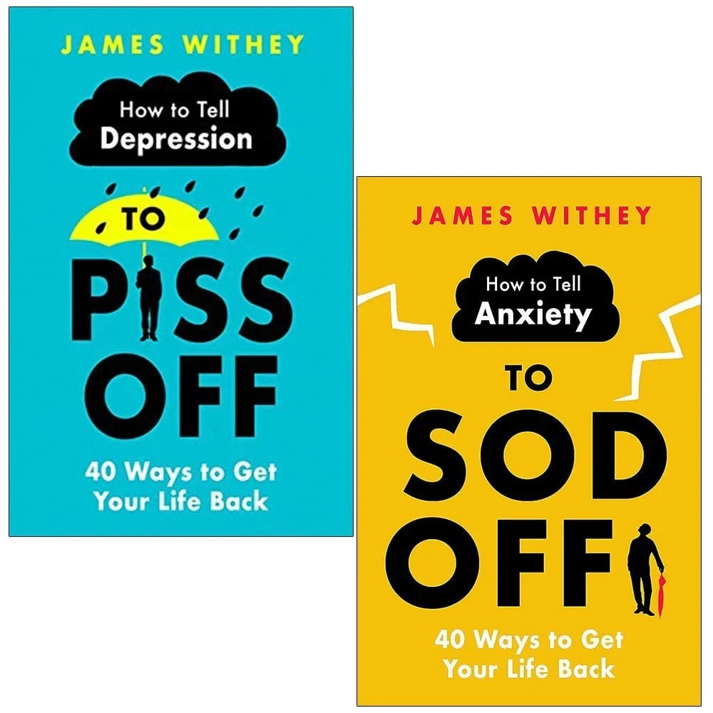 James Withey Collection 2 Books Set How To Tell Depression to Piss Off, Anxiety - Image 3