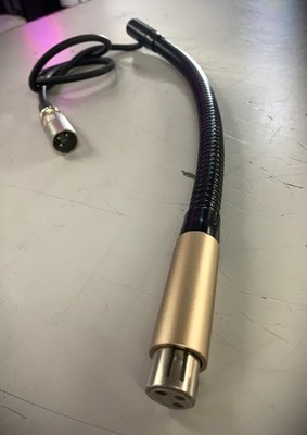 NUMARK GN13 XL Podium/Lecturn Gooseneck w/XLR cable and mounting bracket (NOS) !