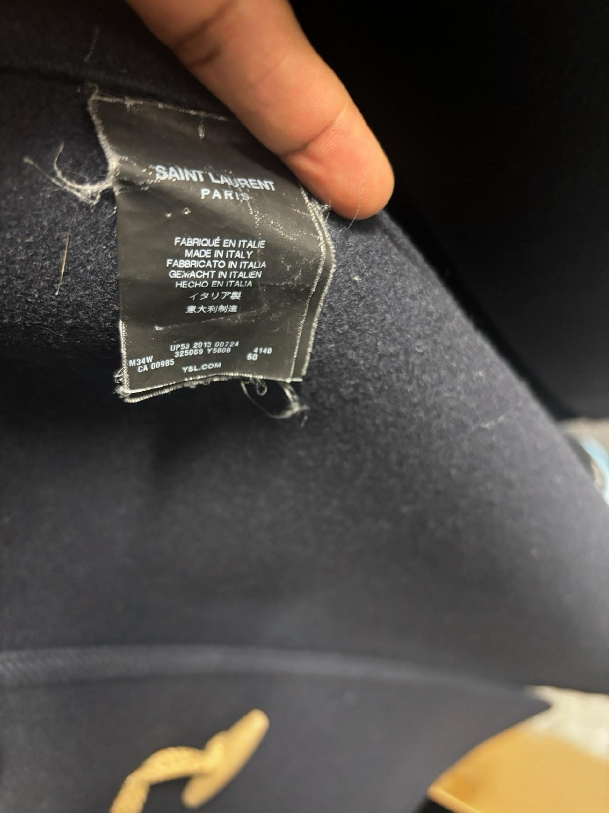 Giacca uomo Saint Laurent Paris M34w