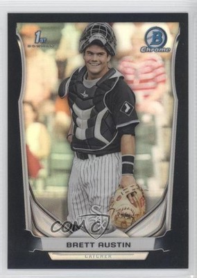 2014 Bowman Draft Chrome Black Refractor 69/75 Brett Austin #CDP104 0a1