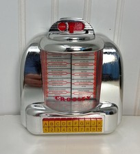Crosley Mini Jukebox Bluetooth FM Radio Diner Style CR1120A-SI w/ AC Adapter