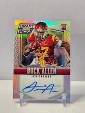 2015 Panini Prizm Draft Picks Autographs Prizms #123 Buck Allen Auto - FB