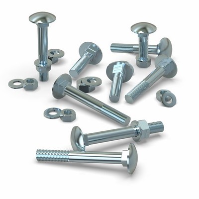 Schlossschrauben Flachrundkopfschrauben M5 M6 M8 M10 M12 x Muttern x U-Scheiben