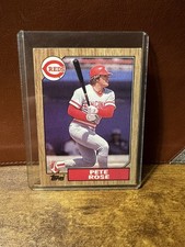 Topps 1987 Pete Rose #200 Cincinnati Reds Baseball Card MLB Base Set Original