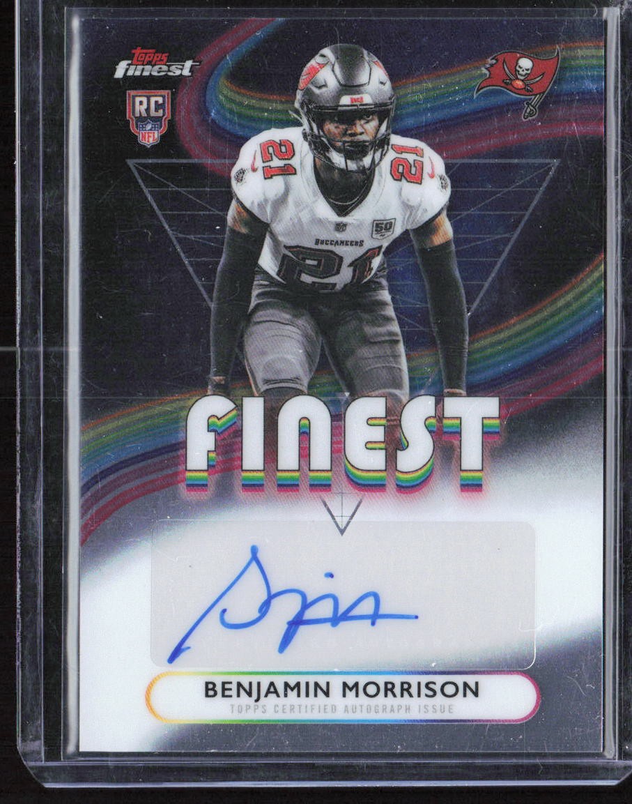 2025 Finest #RFA-BM Benjamin Morrison Rookie Finest Autographs