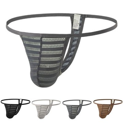 Daily Wear Herren Netz Tanga G-String Unterwäsche Atmungsaktiv Mesh Weich Stretch Stoff