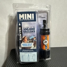 Sawyer Mini Water Filtration Squeeze Filter Ultralight Backpacking Camp Hiking