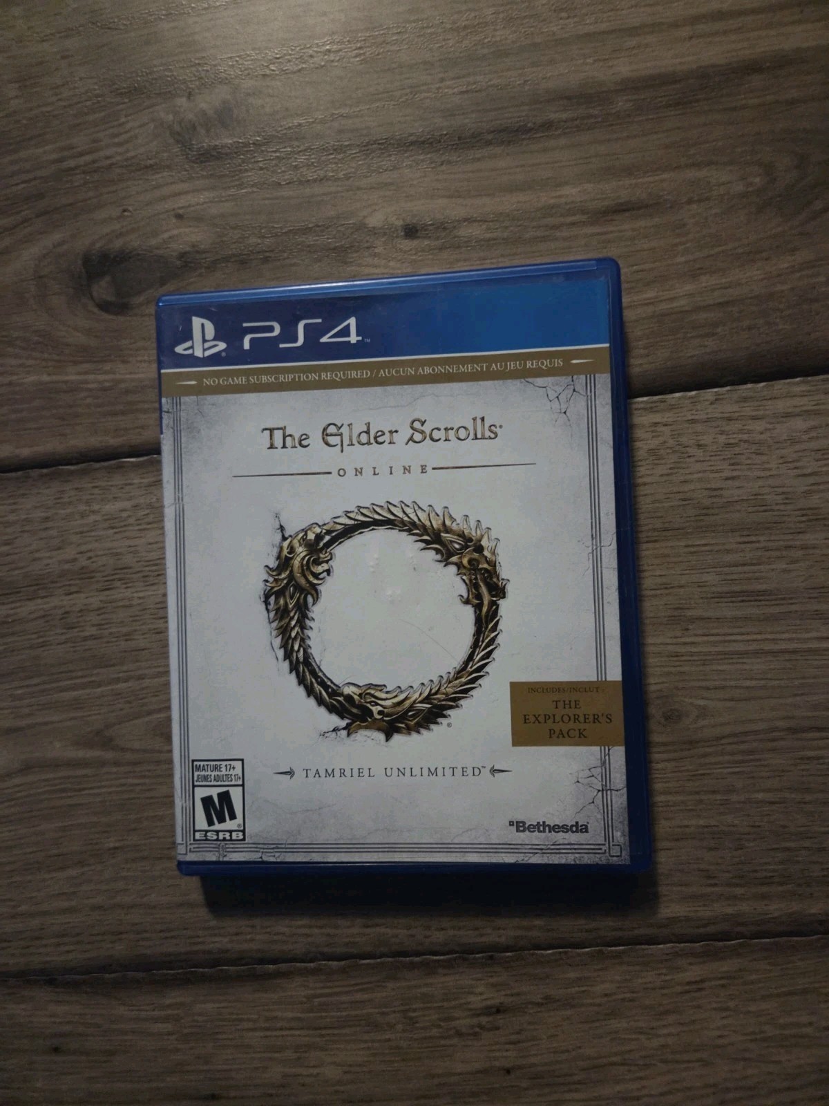 The Elder Scrolls Online Tamriel Unlimited (Sony PlayStation 4, 2015) NO MANUAL