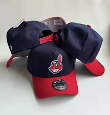 Rare Cleveland Indians CLE MLB Authentic New 59FIFTY Adjust Cap - 5950 Hat Era