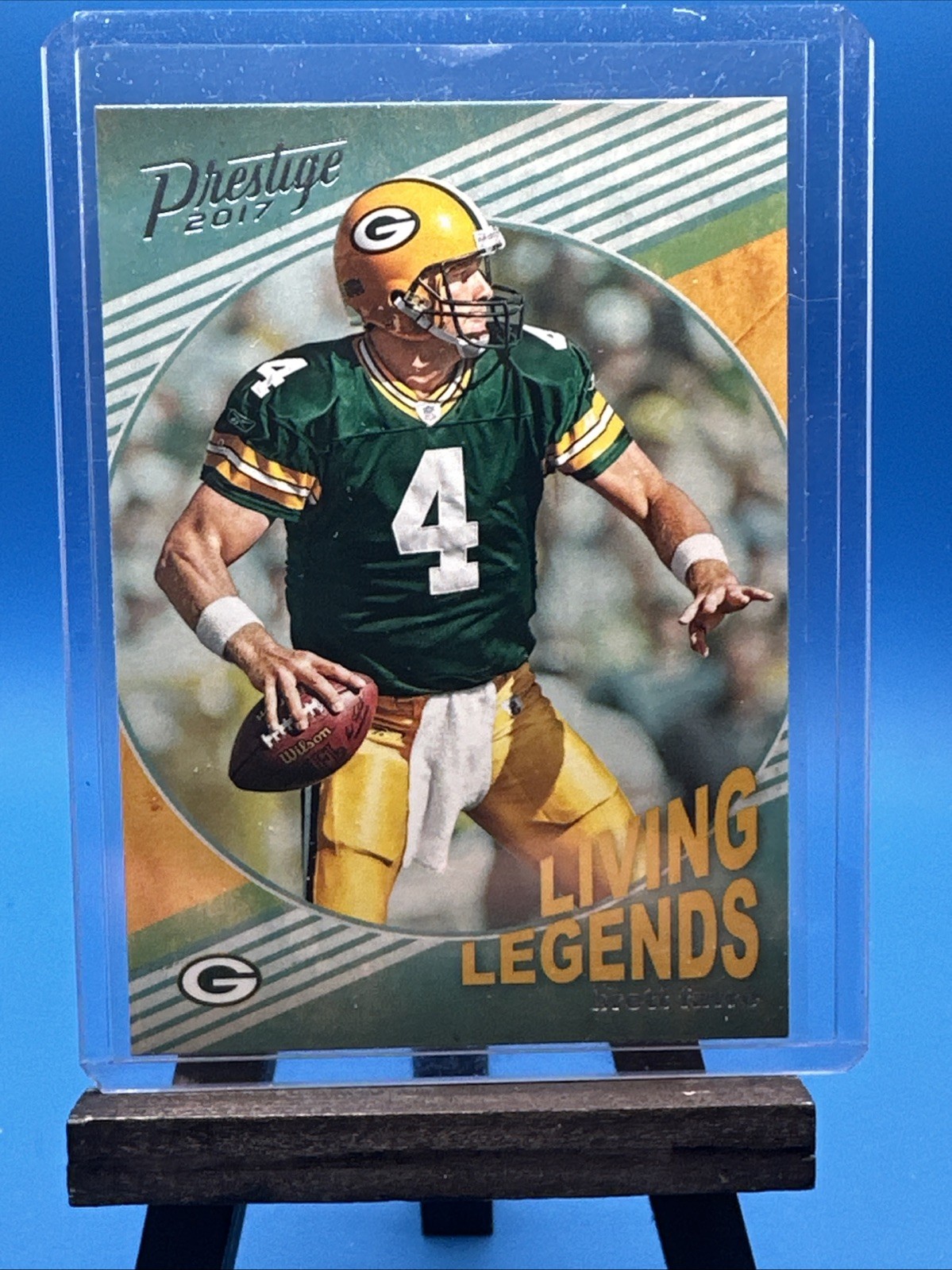 2017 Panini Prestige #8 Brett Favre Living Legends Green Bay Packers