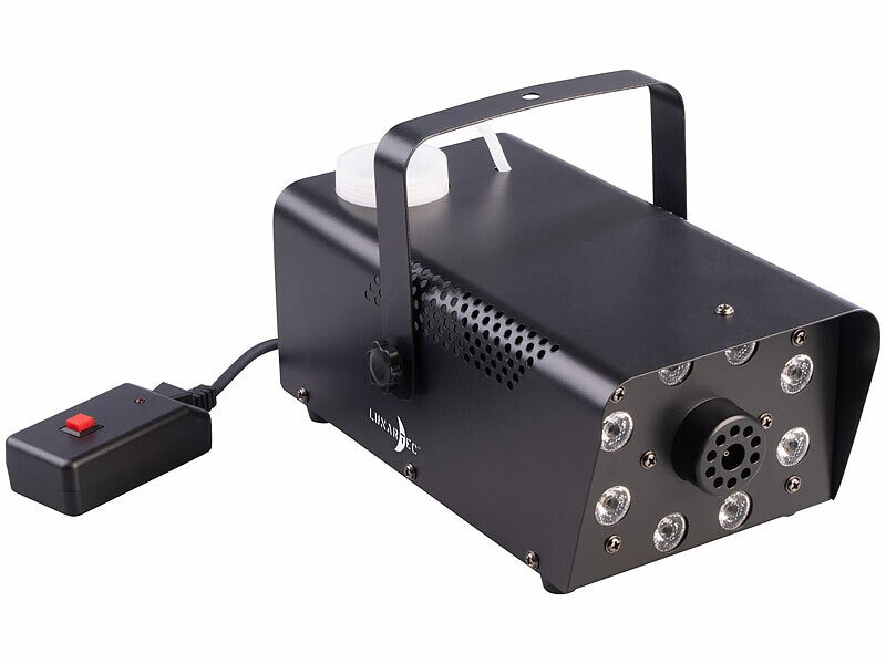 Machine à fumée 700 W avec télécommande et projecteur LED RVB multicolore - 3