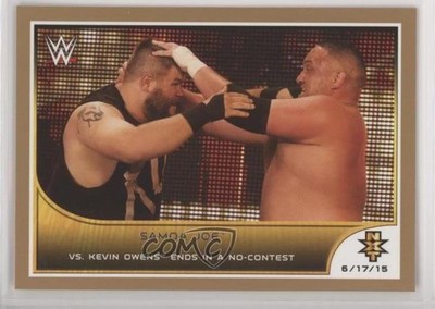 2016 WWE Road to Wrestlemania Tag Team Championship Bronze Samoa Joe Patch 1md