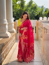Sari Designer Indian Saree Hochzeit Festival Bollywood Party Wear Arbeit Neues