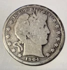 1904 Barber Half Dollar 50C Circulated Uncertified US Silver Coin