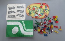 Vintage Chad Valley wooden toy Peg Builder kit ideal for spares